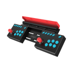 Controller dual joystick nero PG-SW002 per Nintendo Switch e Switch Lite