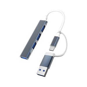 Hub Type C/USB-A S402A 1 portaUSB 3.0 e 3 porte USB 2.0