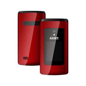 SAIET SELECT 2 Rosso Lucido - tasti grandi, display, ampio, design sottile