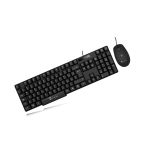 Techmade Kit Tastiera+Mouse Wired Filo Black