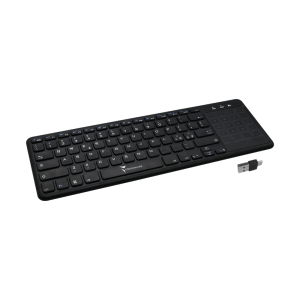 Techmade Tastiera Wireless con Touchpad Black