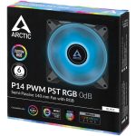 ARCTIC P14 PWM PST RGB Ventola 14 Cm Led RGB Nero con Controllo PWM