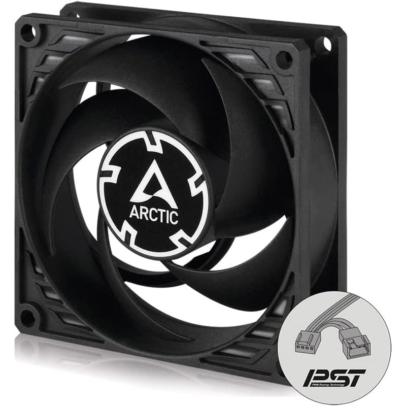 ARCTIC P8 PWM Ventola 8 Cm Nera con Controllo PWM ARCTIC P8 PWM Ventola 8 Cm Nera con Controllo PWM