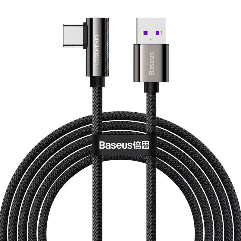 Baseus CATCS-C01 Cavo da USB a USB Type-C A 90° 66W 2 Metri Baseus CATCS-C01 Cavo da USB a USB Type-C A 90° 66W 2 Metri