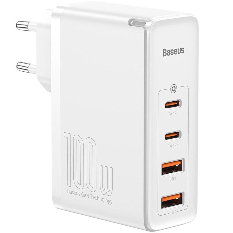 Baseus CCGAN2P-L02 Caricatore Alimentatore Da Rete 100W Baseus CCGAN2P-L02 Caricatore Alimentatore Da Rete 100W