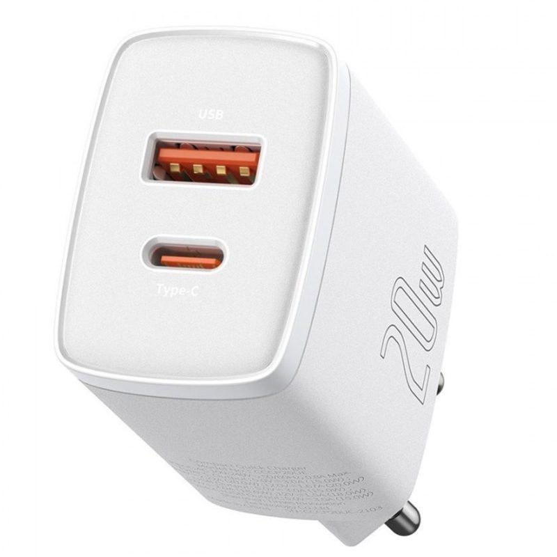 Baseus CCXJ-B02 Caricatore Alimentatore Da Rete 20W Baseus CCXJ-B02 Caricatore Alimentatore Da Rete 20W