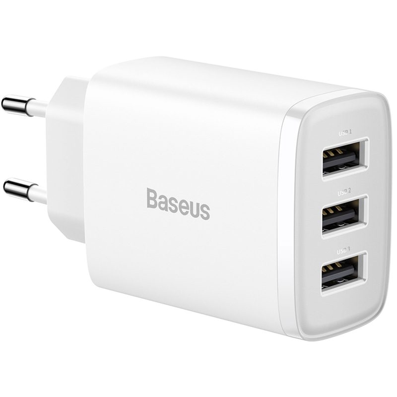 Baseus CCXJ020102 Caricatore Alimentatore Da Rete 17W Baseus CCXJ020102 Caricatore Alimentatore Da Rete 17W