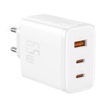 Baseus P10152301213-00 OS-Cube PRO Fast Charge Caricatore Alimentatore Da Rete 65W Bianco Baseus P10152301213-00 OS-Cube PRO Fast Charge Caricatore Alimentatore Da Rete 65W Bianco