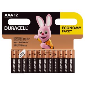 Duracell Alkaline 12 Batterie AAA Ministilo LR03 1.5V