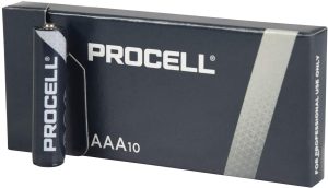 Duracell Procell 10 Batterie AAA Ministilo LR03 1.5V