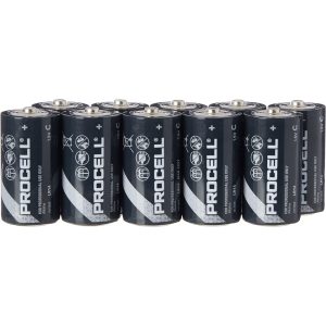 Duracell Procell 10 Batterie Tipo C Mezza Torcia LR14 1.5V