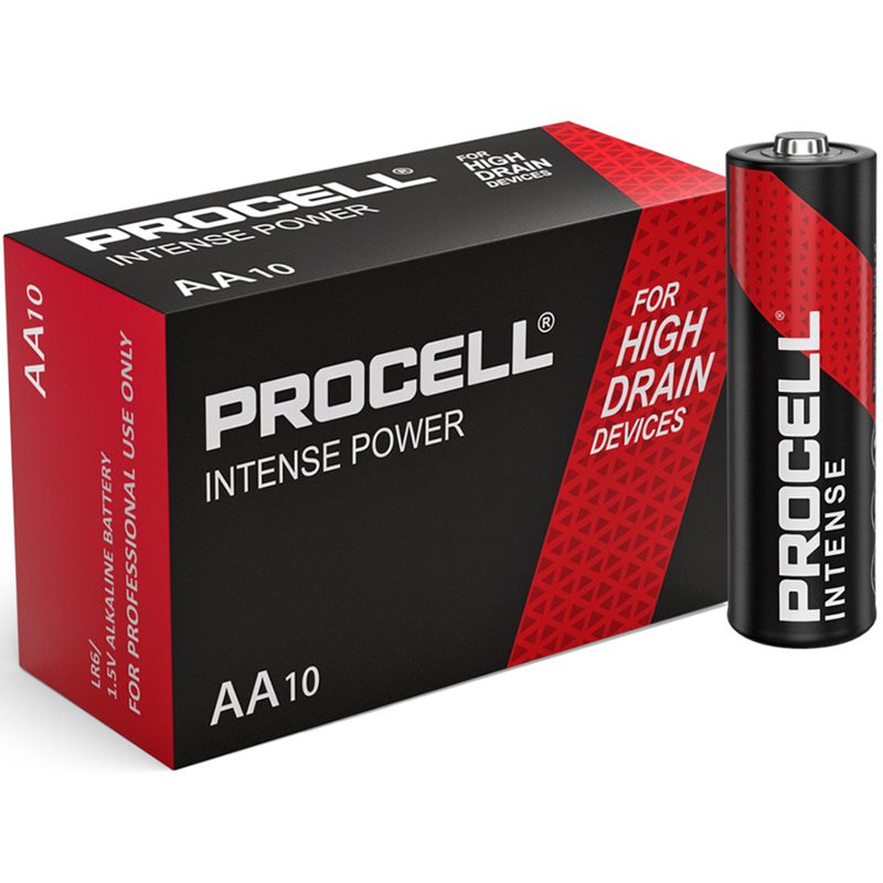 Duracell Procell Intense Power 10 Batterie AA Stilo LR6 1.5V Duracell Procell Intense Power 10 Batterie AA Stilo LR6 1.5V