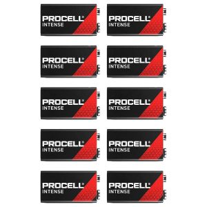 Duracell Procell Intense Power 10 Batterie Pile 9V Alcalina 6LR61