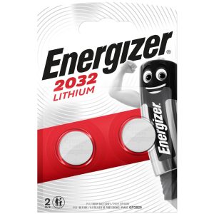 Energizer 2 Batterie Tampone Al Litio CR 2032 3V