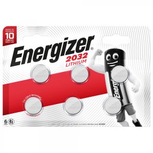 Energizer 6 Batterie Tampone Al Litio CR 2032 3V