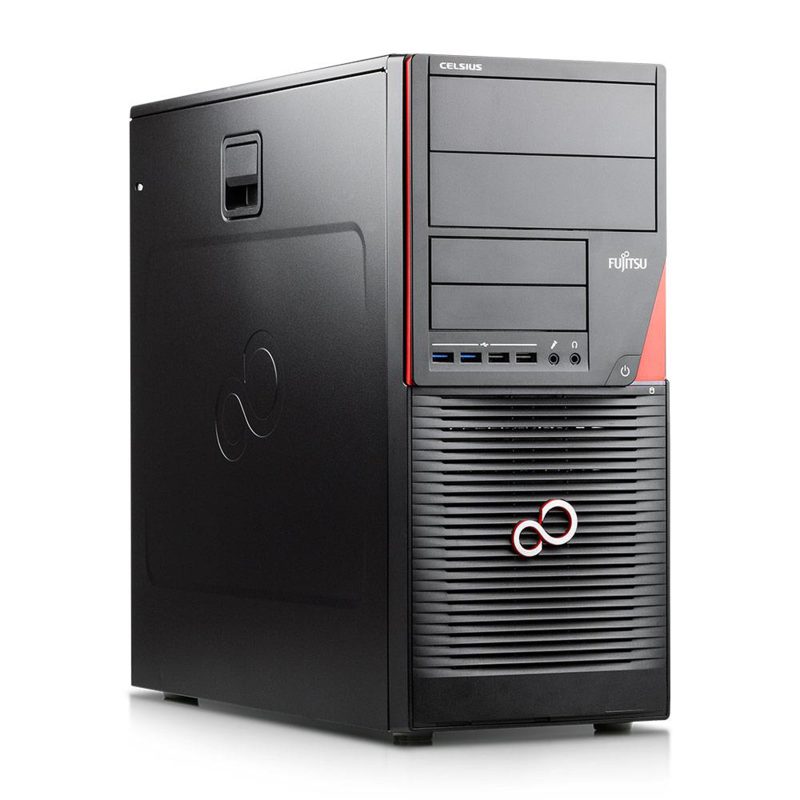 Fujitsu Celsius W550 PC Computer Tower Workstation Intel Core i7-6700 Ram 16GB SSD 512GB Freedos (Ricondizionato Grado A)