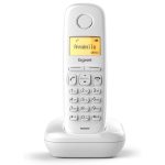 Gigaset Telefono Cordless A170 Con Funzione Sveglia Bianco Gigaset Telefono Cordless A170 Con Funzione Sveglia Bianco