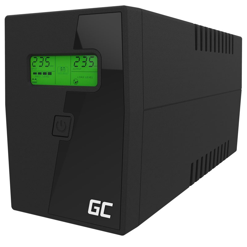 Greencell UPS Gruppo Di Continuità 600VA 2 Schuko UPS01LCD Greencell UPS Gruppo Di Continuità 600VA 2 Schuko UPS01LCD