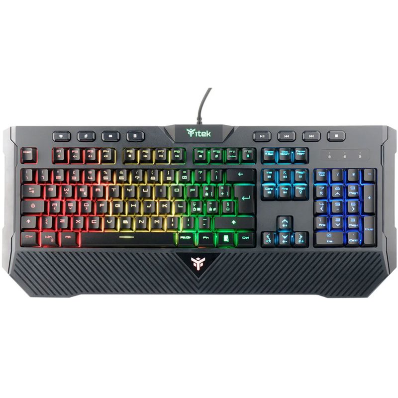 ITEK Tastiera Gaming USB Q11 Membrana RGB Multimediale ITEK Tastiera Gaming USB Q11 Membrana RGB Multimediale