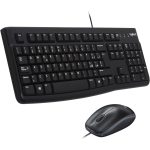 Kit Tastiera Mouse USB Logitech MK120 Nero Layout Italiano Kit Tastiera Mouse USB Logitech MK120 Nero Layout Italiano