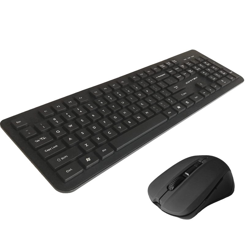 Kit Tastiera Mouse Wireless Alantik KBMOW3 Nero