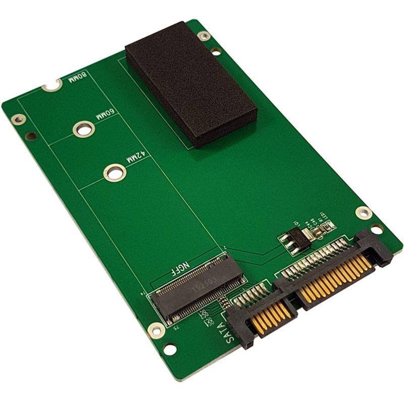 LC-Power Adattatore Convertitore Da M.2 SATA a SATA  LC-ADA-M2-NB-SATA