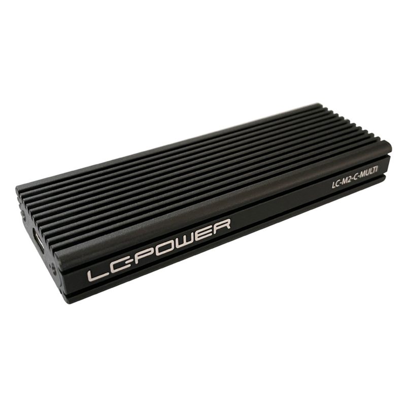 LC-Power Box Esterno Per SSD M.2 NVMe e SATA USB Type C Gen 2x1 LC-M2-C-MULTI LC-Power Box Esterno Per SSD M.2 NVMe e SATA USB Type C Gen 2x1 LC-M2-C-MULTI
