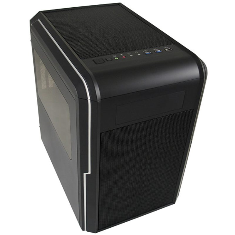 LC-Power Case Micro ATX 977MB Big Block Nero LC-977MB-ON LC-Power Case Micro ATX 977MB Big Block Nero LC-977MB-ON