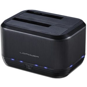LC-Power Docking Station Hard Disk Dual-Bay USB 3.0 DOCK-U3-III