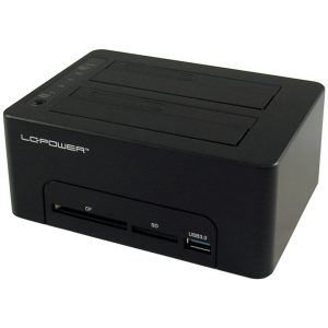 LC-Power Docking Station Hard Disk Dual-Bay USB 3.0 LC-DOCK-U3-CR