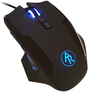 LC-Power Mouse USB Gaming Nero LED RGB 12 Tasti Programmabili AR-M1