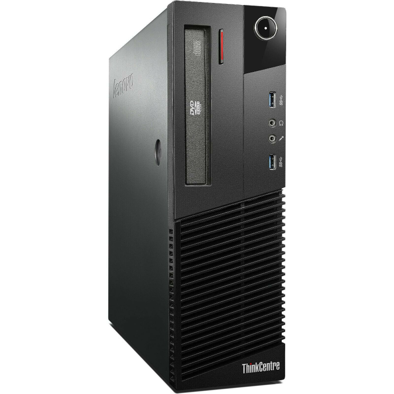 Lenovo ThinkCentre M83 SFF PC Computer Intel i5-4460 Ram 16GB SSD 480GB DVD-ROM (Ricondizionato Grado B)