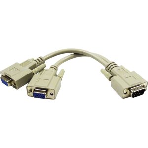 LinQ Adattatore Sdoppiatore VGA Maschio a 2 VGA Femmina