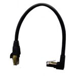 LinQ Cavo Di Rete RJ45 Curvo Angolo 90° CAT 7E 30 Centimetri