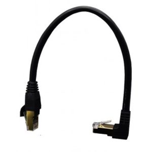 LinQ Cavo Di Rete RJ45 Curvo Angolo 90° CAT 7E 30 Centimetri