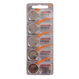 Maxell 5 Batterie Tampone Al Litio CR 2016 3V