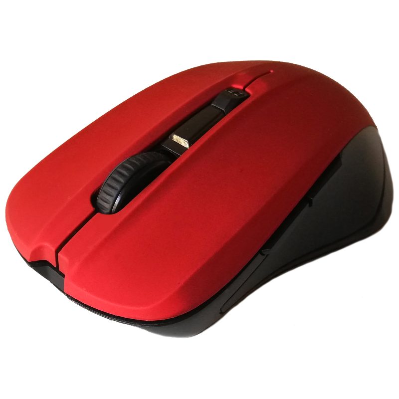 Mouse Wireless Alantik MORF5R 6 Pulsanti Rosso Mouse Wireless Alantik MORF5R 6 Pulsanti Rosso