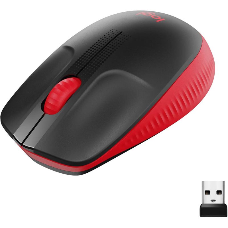 Mouse Wireless Logitech M190 Rosso Mouse Wireless Logitech M190 Rosso