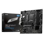 MSI PRO B760M-P DDR4 Scheda Madre Socket Intel LGA 1700 MSI PRO B760M-P DDR4 Scheda Madre Socket Intel LGA 1700