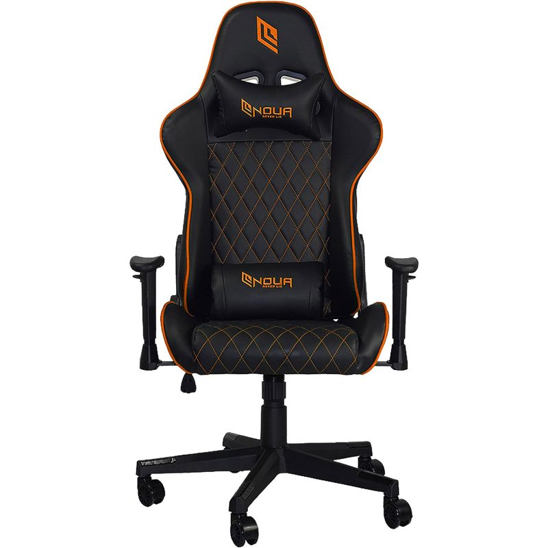 Noua Kui K7 Sedia Poltrona da Gaming Colore Nero/Arancione