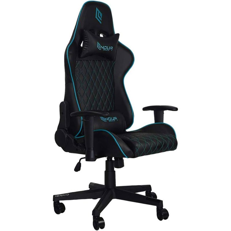 Noua Kui K7 Sedia Poltrona da Gaming Colore Nero/Blu Noua Kui K7 Sedia Poltrona da Gaming Colore Nero/Blu