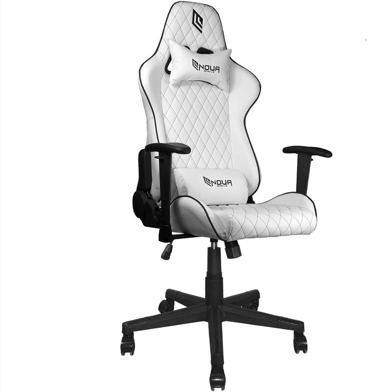 Noua Kui Plus K7 Sedia Poltrona da Gaming Colore Bianco Noua Kui Plus K7 Sedia Poltrona da Gaming Colore Bianco