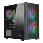 Nuwo Blitz R27 Case Micro-ATX Nero 3 Ventole RGB Rainbow Nuwo Blitz R27 Case Micro-ATX Nero 3 Ventole RGB Rainbow