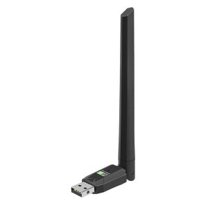 Nuwo NWWFUSB900BT Adattatore USB WiFi 900Mbps Dual Band + Bluetooth 5.3 Antenna 5dbi