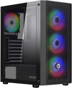 Nuwo Rodan R603 Case ATX Nero 4 Ventole A-RGB Nuwo Rodan R603 Case ATX Nero 4 Ventole A-RGB