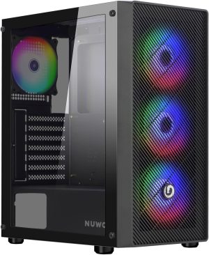 Nuwo Rodan R603 Case ATX Nero 4 Ventole A-RGB