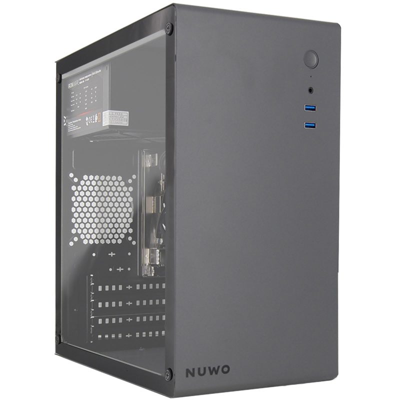 PC Computer Assemblato PRO CPU Intel i5-14400 Ram 32GB SSD 1TB WiFi BT Nero Freedos