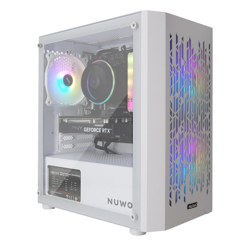 PC Computer Gaming Assemblato Intel i5-12400F Ram 32GB SSD 1TB RTX 5060 8GB GDDR7 Bianco PC Computer Gaming Assemblato Intel i5-12400F Ram 32GB SSD 1TB RTX 5060 8GB GDDR7 Bianco