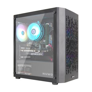 PC Computer Gaming Assemblato Intel i7-3770 Ram 16GB SSD 1TB RTX 3050 6GB GDDR6 Nero
