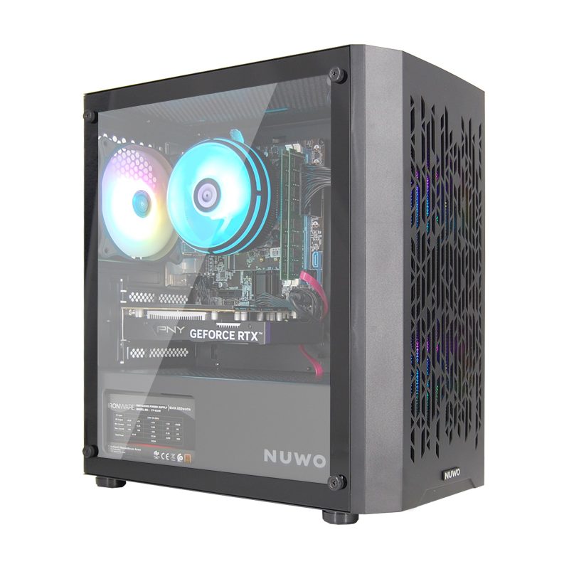 PC Computer Gaming Assemblato Intel i7-3770 Ram 16GB SSD 1TB RTX 3050 6GB GDDR6 Nero PC Computer Gaming Assemblato Intel i7-3770 Ram 16GB SSD 1TB RTX 3050 6GB GDDR6 Nero